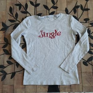 Jingle Bells Christmas T-shirt Youth XL Cherokee